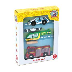 Le Toy Van Set Rettungsfahrzeuge