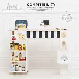 Le Toy Van Verkaufsstand mit Kasse und Zubehör