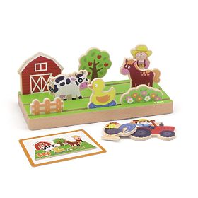 Lernpuzzle für Entfernungen, Viga