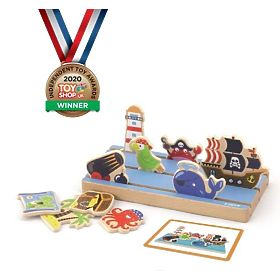 Lernpuzzle für Entfernungen, Viga