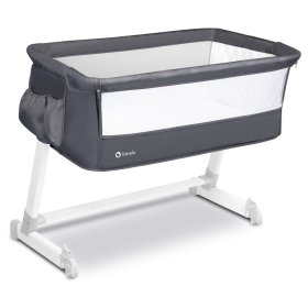 Reisen Kinderbett  bett eltern Theo - dark  grey, Lionelo