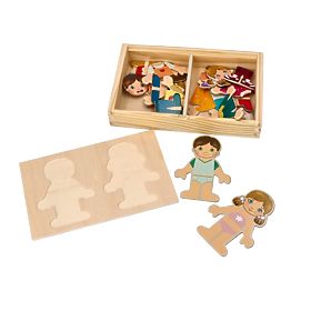 Magnetisches Anziehspiel Kinder der Welt