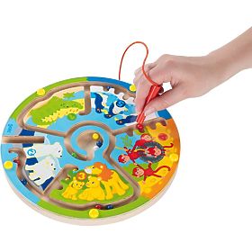 Magnetisches Labyrinth Tiere und Zahlen