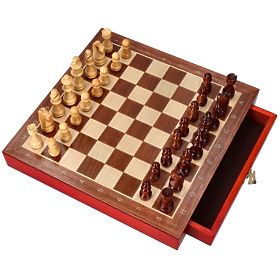 Magnetisches Schachspiel mit Schubladen