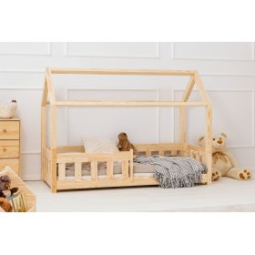 Kinderbett Hausbett Mila Classic mit Rausfallschutz, ADEKO