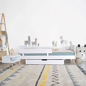 Mitwachsendes Bett Nell 2in1 - weiß