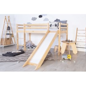 Kinderbett Hochbett Ourbaby Modo mit Rutsche - Kiefer, Litdrew