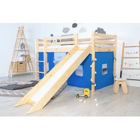 Kinderbett Hochbett Ourbaby Modo mit Rutsche - Kiefer, Litdrew