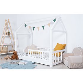 Montessori Hausbett Elis weiß