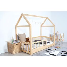 Montessori Hausbett Elis natur