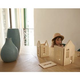 Magnetisches Montessori-Holzhaus - Zauberwald