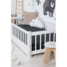 Niedriges Kinderbett Montessori Ourbaby - weiß