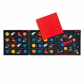 Mudpuppy Magnetisches Brettspiel Weltraum-Bingo