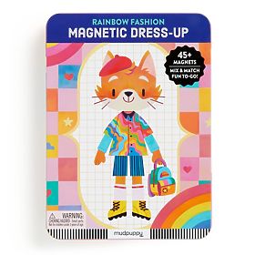 Mudpuppy Magnetisches Set Anziehen in Regenbogenfarben, Mudpuppy