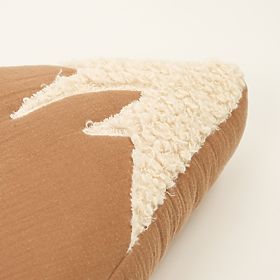 Musselin-Kissen Ourbaby 28x30 cm Berge - Toffee