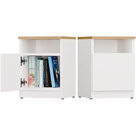 Nachttisch GALAX 30/1D WEISS-ARTISAN