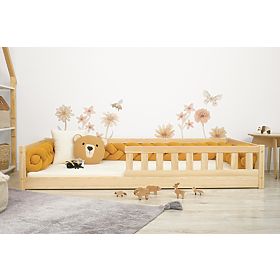 Niedriges Kinderbett Montessori Meadow - Natur