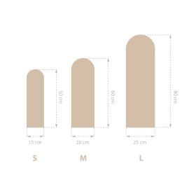 Obluček-Polsterplatte – Beige
