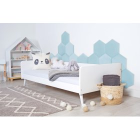 Polsterplatte Hexagon – babyblau, MIRAS