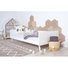 Hexagon-Polsterplatte - beige