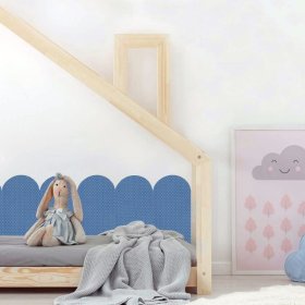 Wandschutz aus Schaumstoff – blaue Paneele, VYLEN