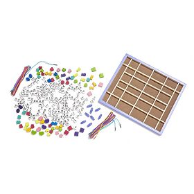 Perlenset mit Buchstaben