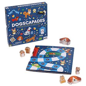 Petit Collage Brettspiel über Hunde