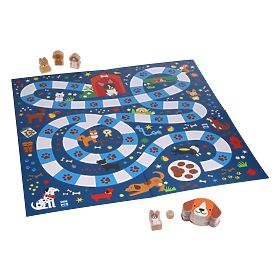 Petit Collage Brettspiel über Hunde