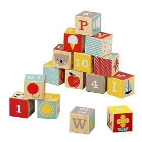 Petit Collage Holzbausteine ABC, Petit Collage