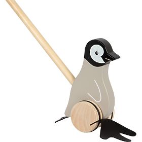 Pinguin zum Schieben auf einem Stab
