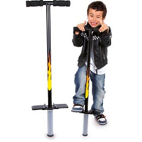 POGO-Stange mit Flammen