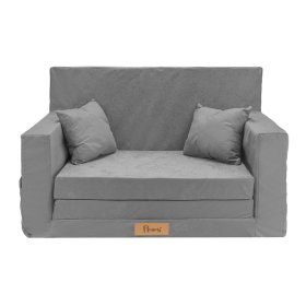 Kinderschlafsofa Classic - Grau, FLUMI