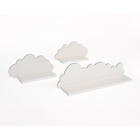 Set mit 3 Regalen – weiße Wolke, Ourbaby®