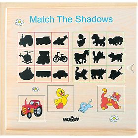 Puzzle Finde den Schatten