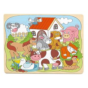 Puzzle Formen Haustiere