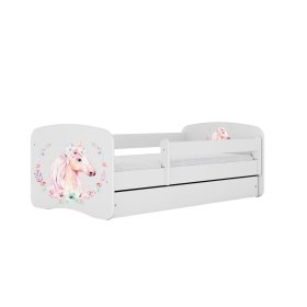 Kinderbett mit Barriere - Einhorn, All Meble