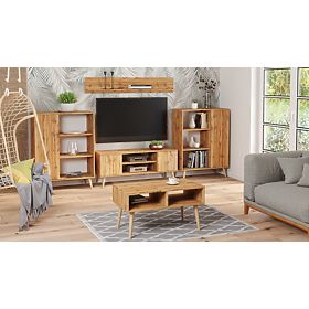 Regal Fondi Schrank Eiche Craft Gold, skandinavisch