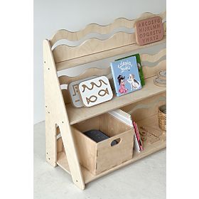 Regal WAVE L - natur, baby wood