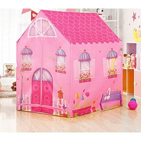 Rosa Spielzelt Haus für Kinder IPLAY