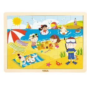 Saisonales Puzzle Sommer
