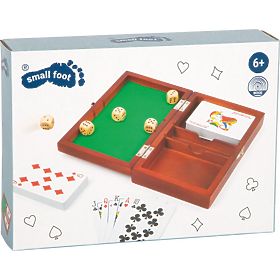Schachtel für Karten- und Würfelspiele
