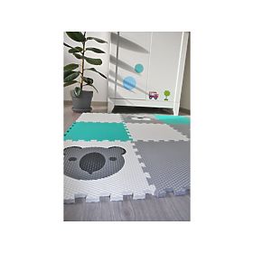 Schaumstoff-Spielmatte 9 Stück - Koala, Robbe und Pfote