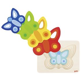 Schichtpuzzle Schmetterlinge