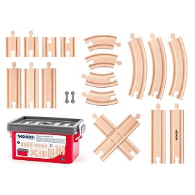 Schienenset in der Box - 20 Stück