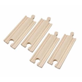 Schienenstrecken - Set 4 Stk. 11 cm