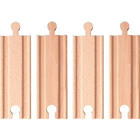 Schienenstrecken - Set 4 Stk. 11 cm