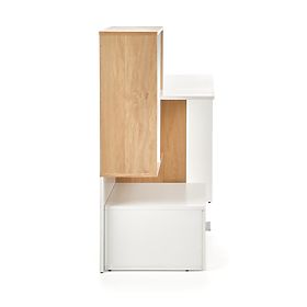 Schreibtisch GROSSO - Goldene Eiche / Weiß