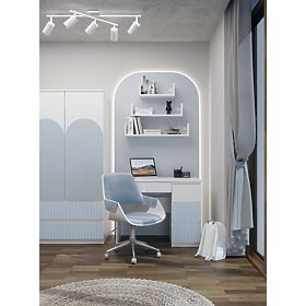 Schreibtisch Mijas RECHTS ARTESO BLAU