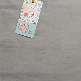 Schutzpolster für das Kinderbett - Hellgrau