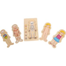Small Foot Anatomie-Puzzle aus Holz